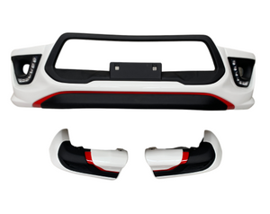 TOYOTA HILUX BUMPER ENHNACEMENT SET HILUX 15 - 18  WHITE AFTERMARKET