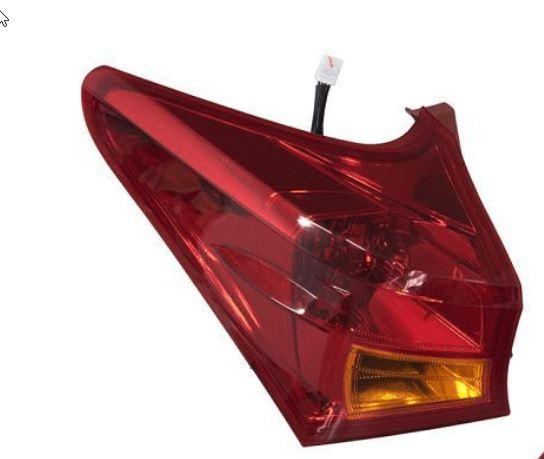 TOYOTA TAIL LIGHT LH 12-588 COROLLA HATCH BULB TYPE 13 -15 AFTERMARKET