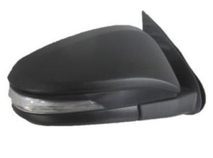 TOYOTA HILUX RH MIRROR BLACK ELECTRIC 2015-2020 7 WIRE AFTERMARKET