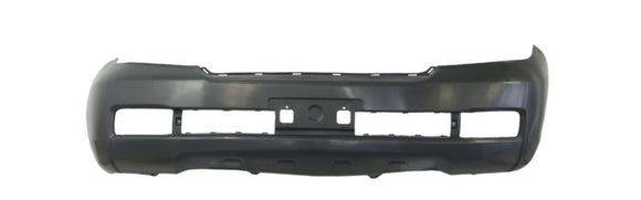 TOYOTA LANDCRUISER 200 SERIES 2007 ON FRONT BUMPER MAT-BLACK W/PARKING SENSOR HOLE + WASHER AND MOULDING HOLE AND PROTECTOR AFTERMARKET