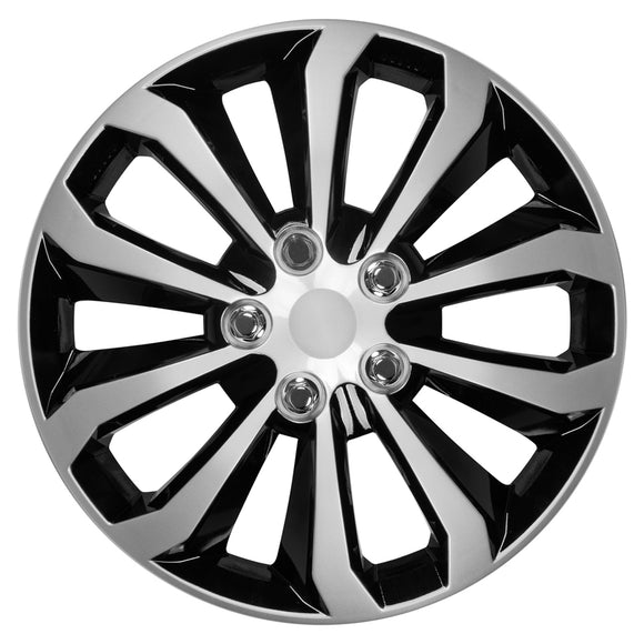 ACCESSORIES 16' WHEEL TRIM SILVER / ICE BLACK 8 SPOKE 1061