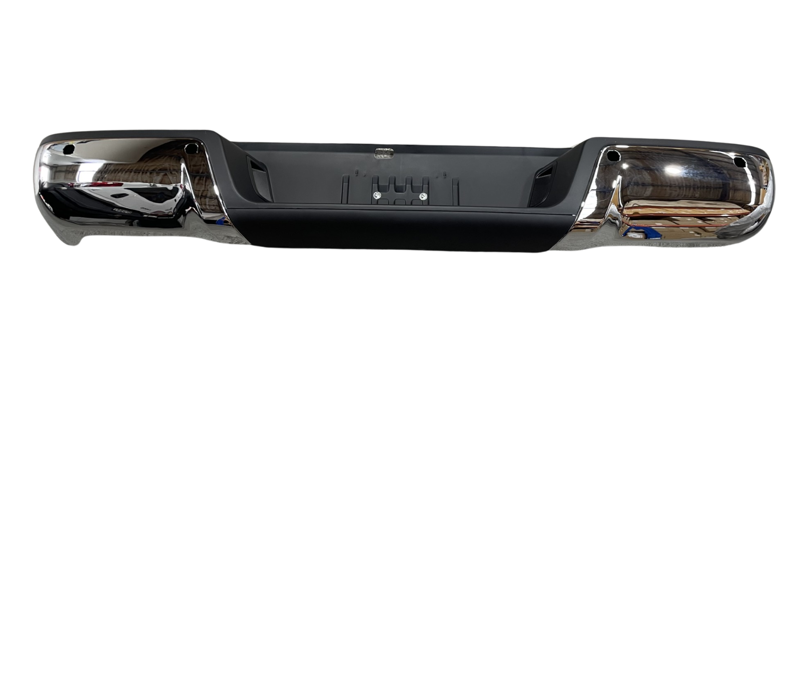 Complete Chrome Rear Bumper Assembly For 1993-2011 Ford Ranger Fleetside