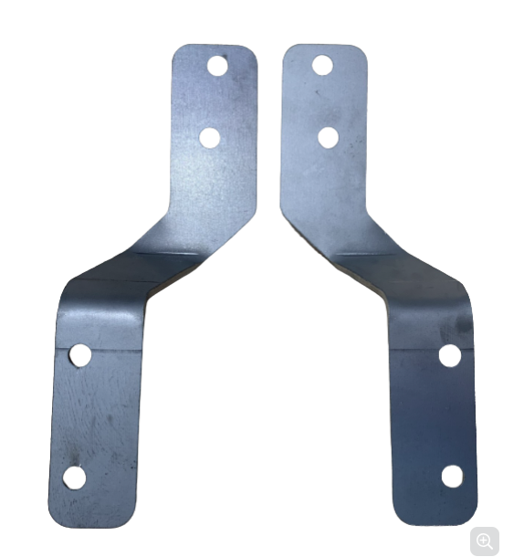 TOYOTA HILUX KUN REAR BUMPER IRONS TOWBAR TYPE PAIR 04-15