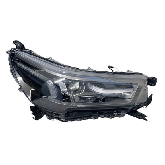 TOYOTA HILUX SR5 CRUISER HEAD LAMP 2020 ON RH GRAY/BLACK ELECTRIC AFTERMARKET