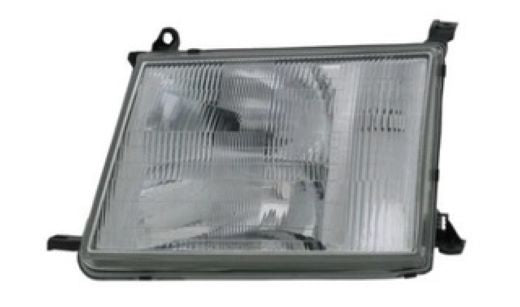 TOYOTA HEADLIGHT  60-67 LH 100 SERIES 1998 - 00  PATTERENED LENS AFTERMARKET