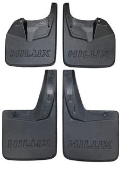 TOYOTA MUDFLAP SET OF 4 TO FIT HILUX 4WD 15-20 AFTERMARKET