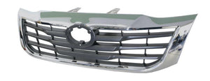 TOYOTA GRILLE HILUX CHROME AND GREY  2011 - 2015 AFTERMARKET