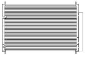 TOYOTA CONDENSOR COROLLA HATCH 07 - 12 AFTERMARKET