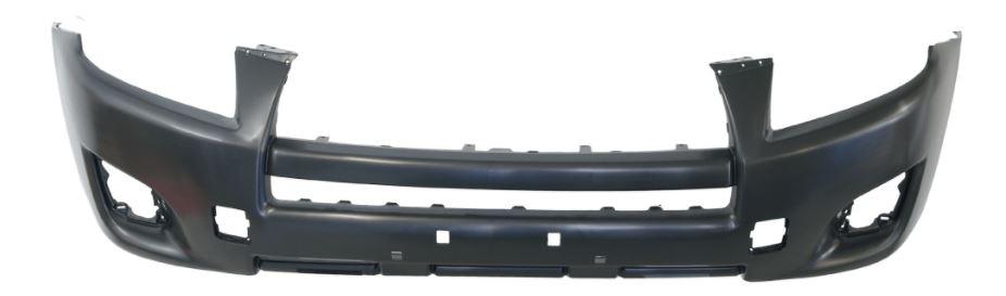 TOYOTA BUMPER FRONT RAV4 WITH FLARE HOLE 2009 - 2012 AFTERMARKET – Kent ...