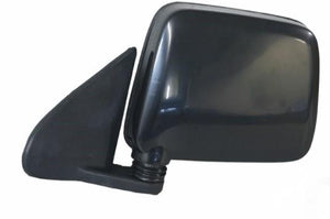 NISSAN MIRROR LH NAVARA D21 BLACK CORNER MOUNT MANUAL ADJUST 86 - 97