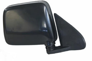 NISSAN MIRROR RH NAVARA D21 BLACK MANUAL ADJUST 86 - 97