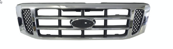FORD GRILLE COURIER 02 - 06 CHROME